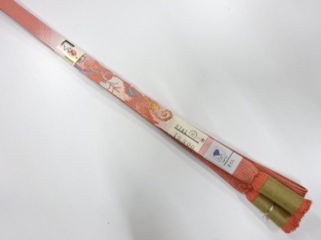未使用品　正絹　撚り房　手組帯締め